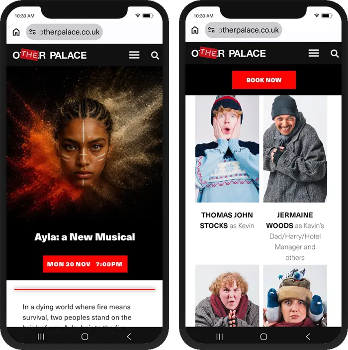 Mobile visuals